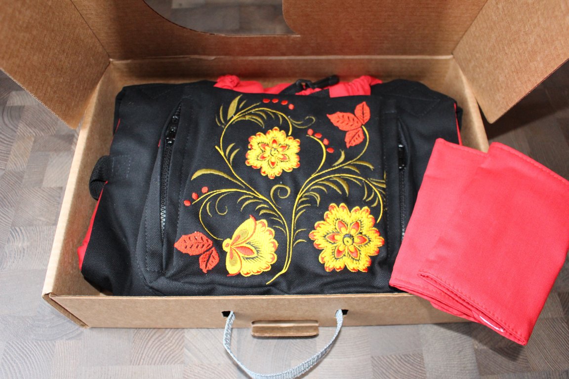Ergonomic baby carrier Red Flowers - sling, backpack