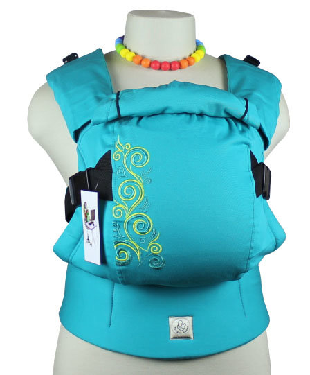 Ergonomic baby carrier TeddySling LUX - Yellow Flowers