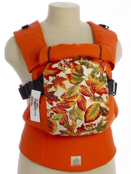 Эргономичный рюкзак TeddySling LUX - Autumn Leaves - слинг, эрго-рюкзак, эргономичная сумка кенгуру