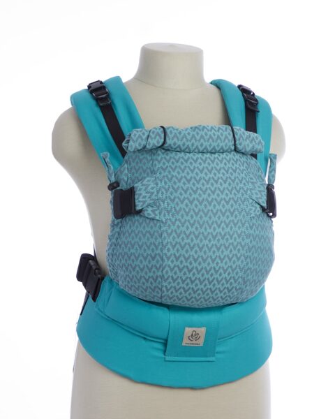 Эргономичный рюкзак TeddySling Mini LUX Light Blue - слинг, эрго-рюкзак, эргономичная сумка кенгуру